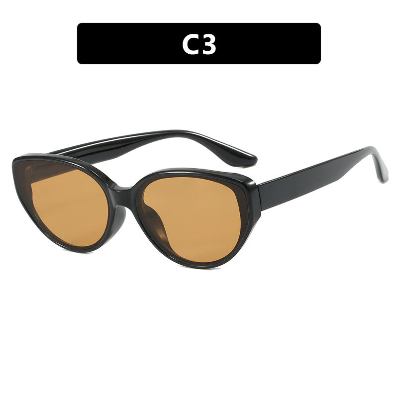 Damen modische Sonnenbrille mit einzigartiger Katzenaugenform Brehn
