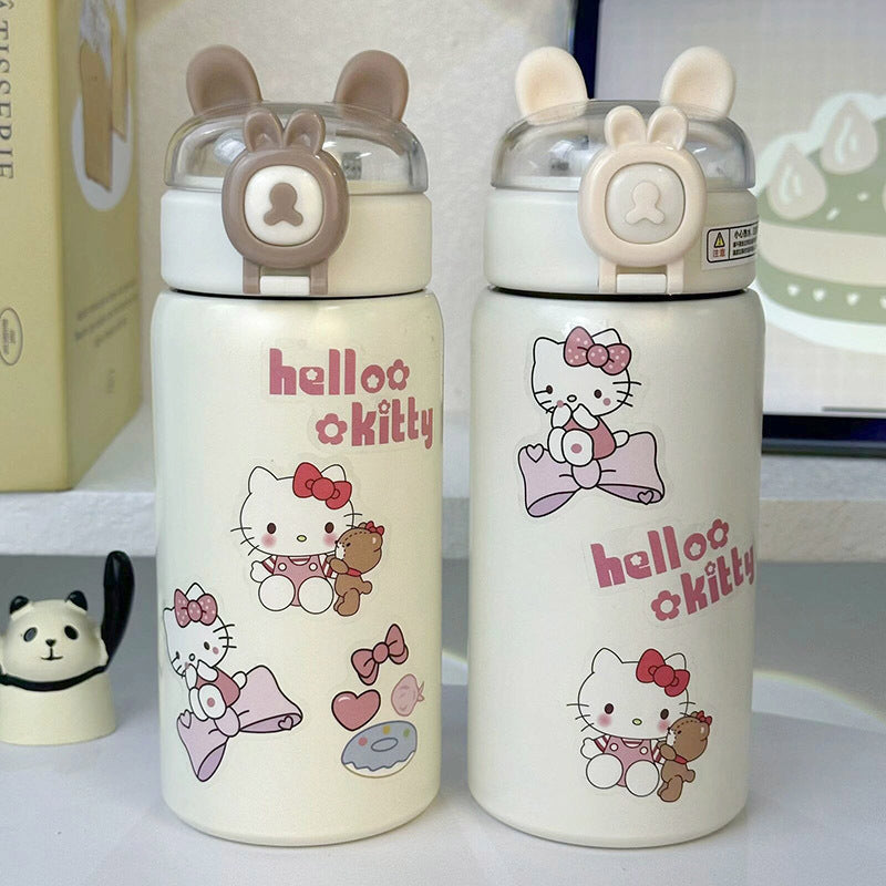 Damen Isoliertrinkflasche mit sicherem Klappverschluss und niedlichem Design Brehn