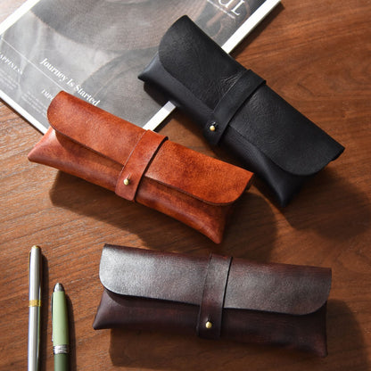 Vintage Leder Stiftschneider