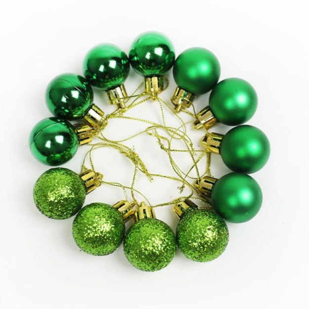Glitzernde Weihnachtsornamente Brehn