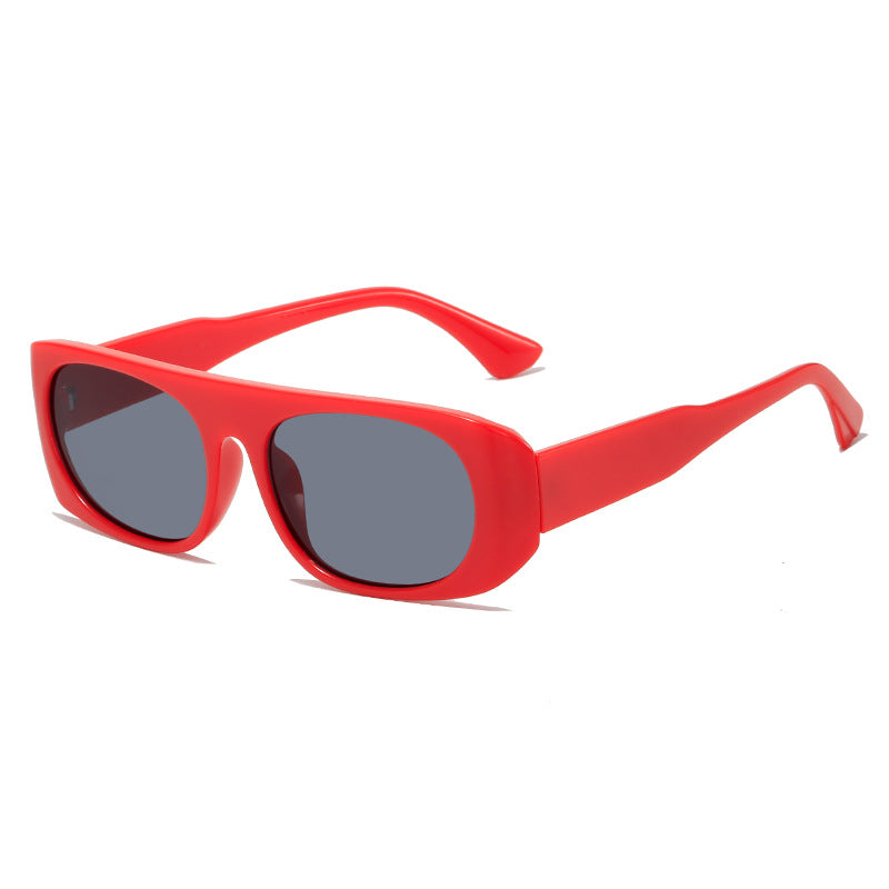 Damen modische Sonnenbrille im eleganten Schilddesign Brehn