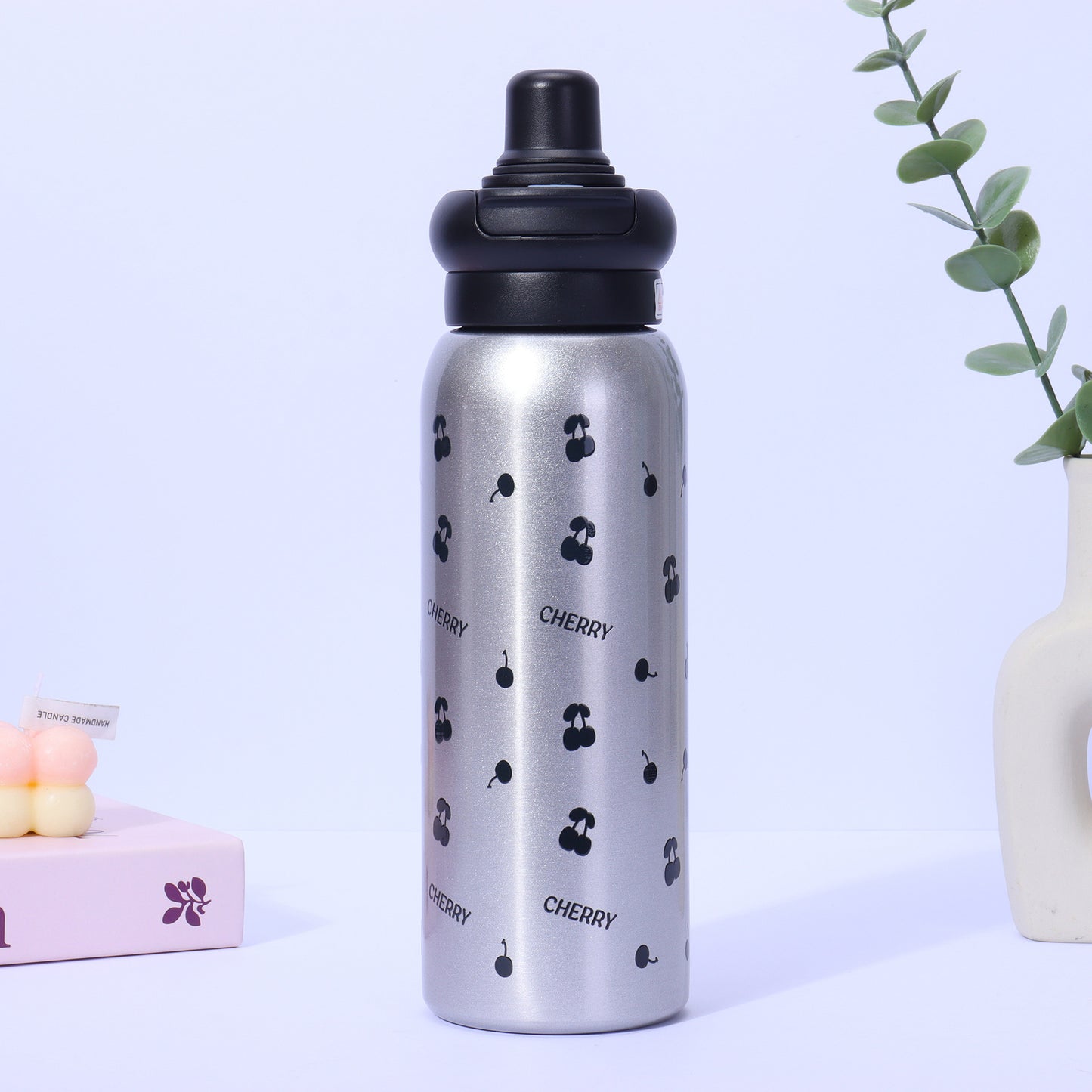 Damen Thermo-Trinkflasche mit rutschfestem Griff und ausgefallenem Design Brehn