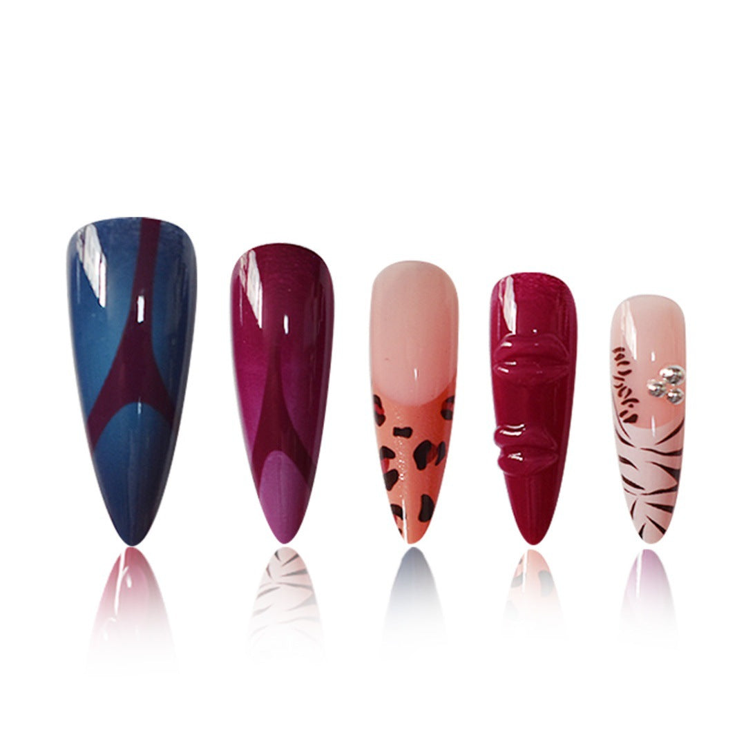 Künstlerische Stiletto Press-On Nagelverlängerungen Brehn 1787913984