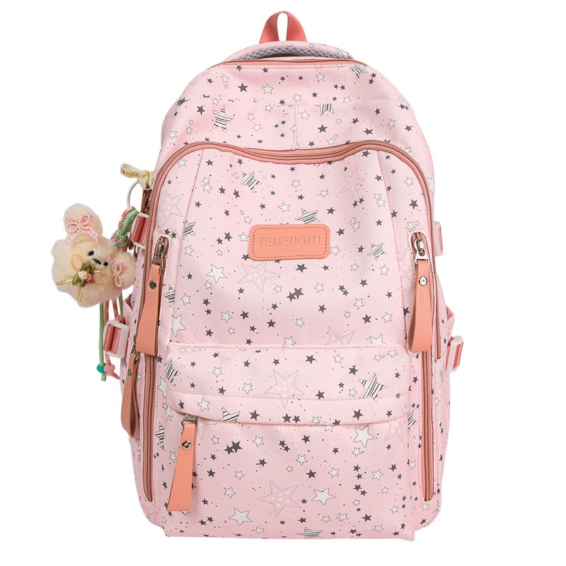 Multi-Compartt Stern-Printed Rucksack Brehn