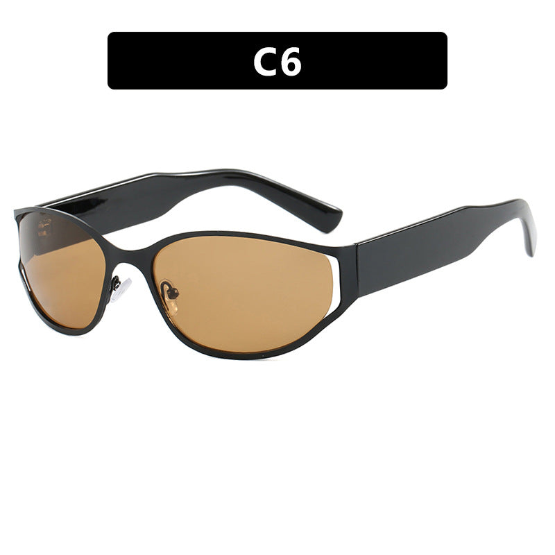 Damen moderne Sonnenbrille mit eleganten Konturen und schützendem UV-Filter Brehn
