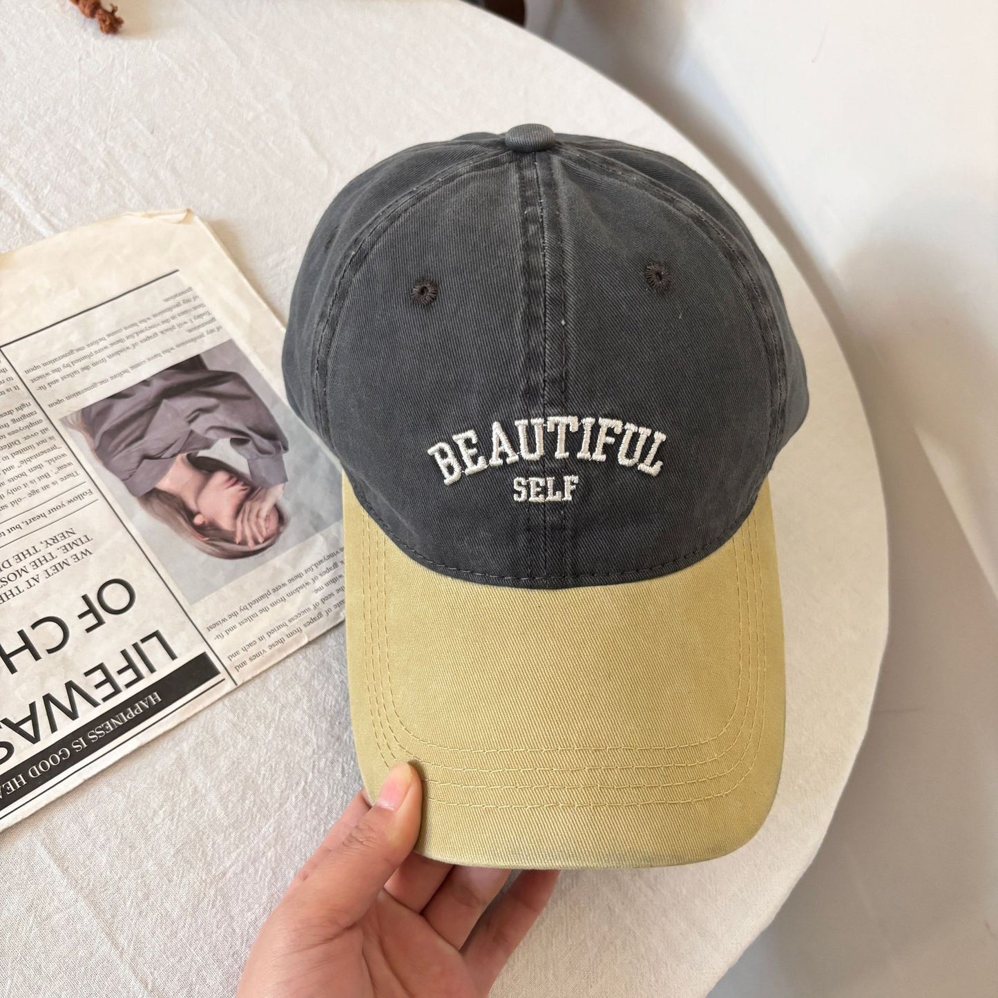Damen Freizeit Verstellbare Statement Cap Brehn