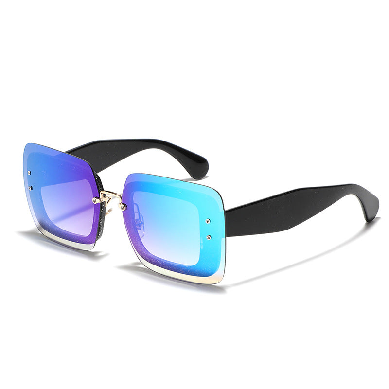 Damen quadratische Sonnenbrille mit innovativem Gestell Brehn