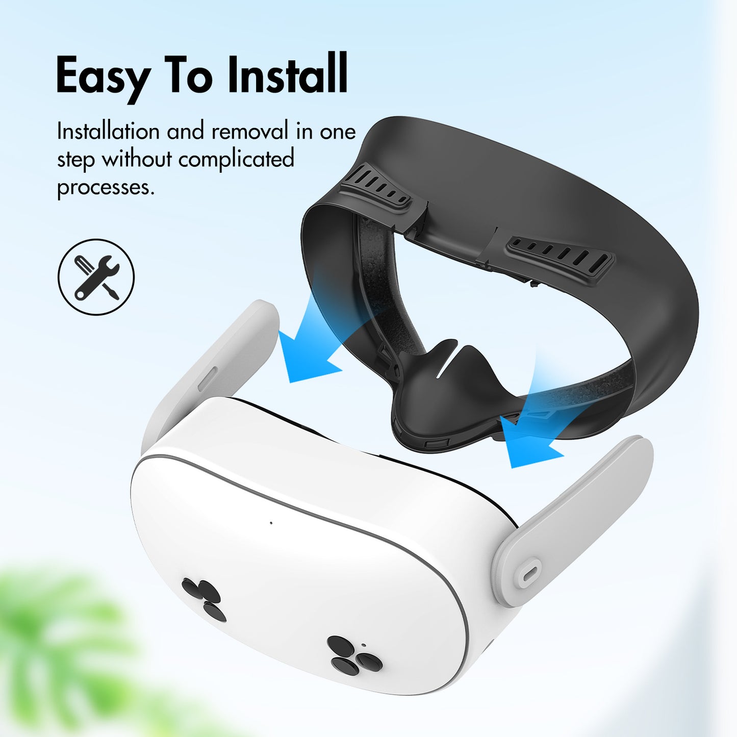 Anpassbare VR-Gesichtspolster Brehn