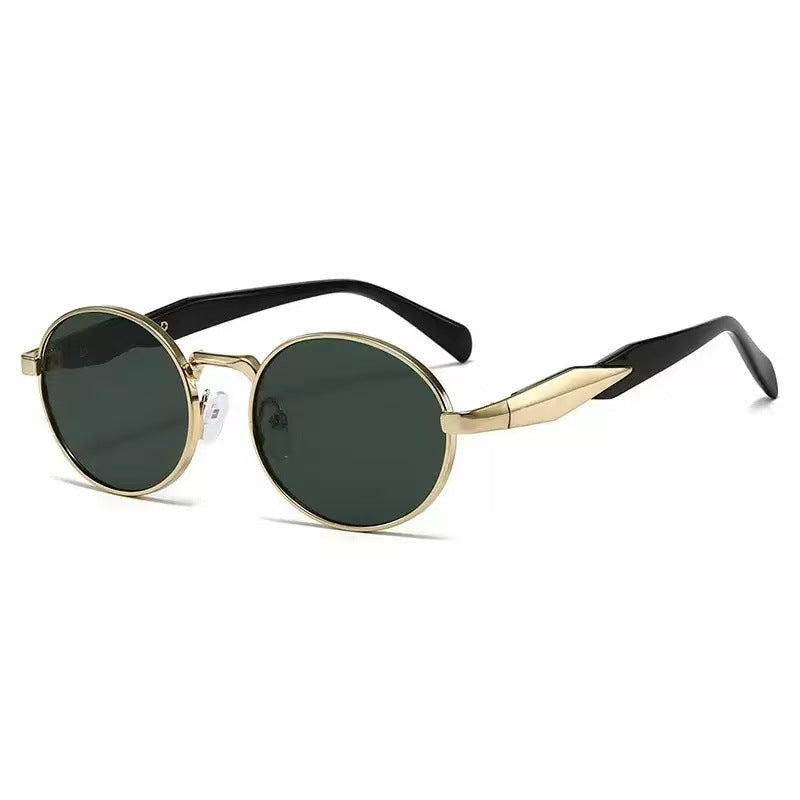 Elegante Modische Ovale Rahmen Sonnenbrillen Brehn