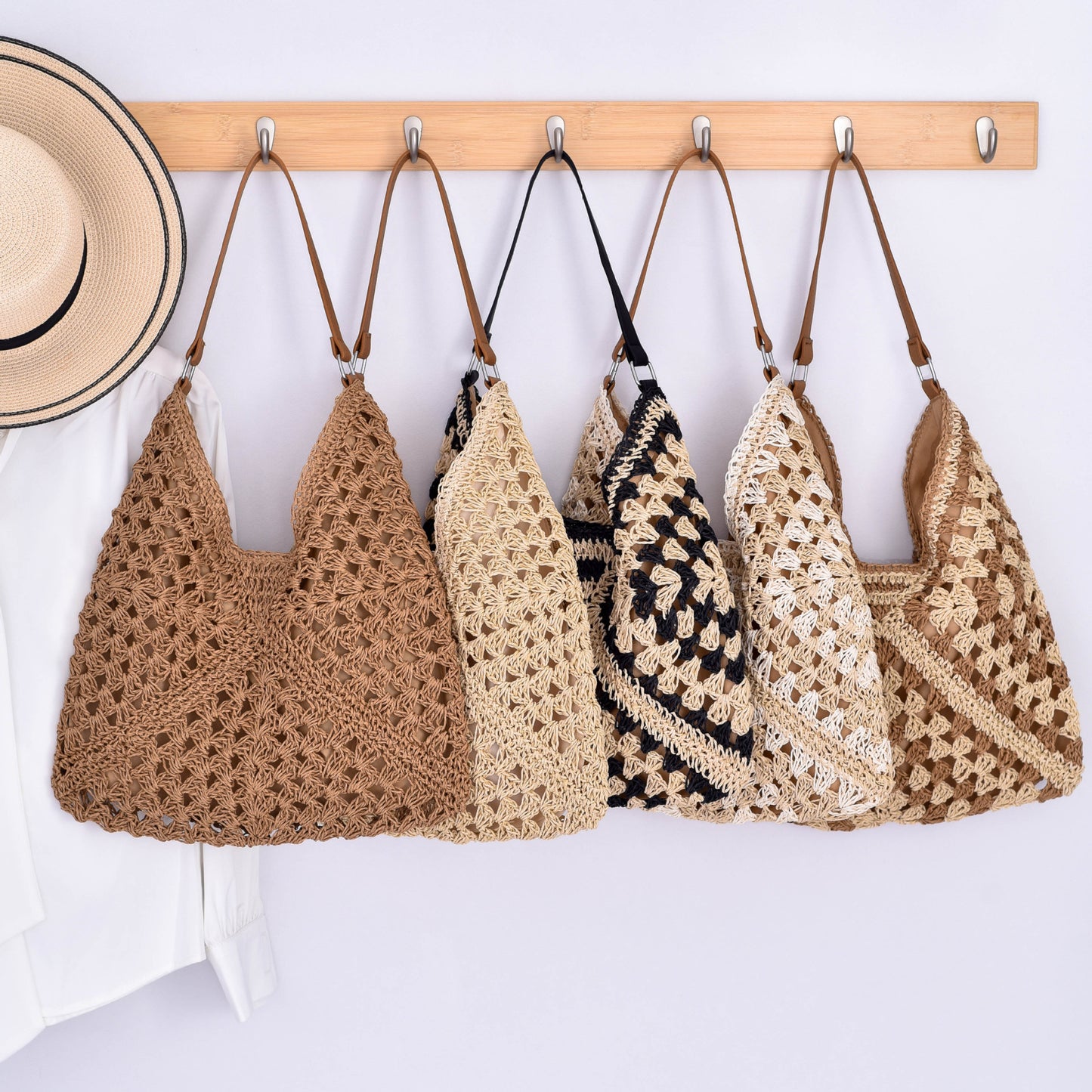 Hobo-Tasche Im Modernen Makramee-Stil Brehn