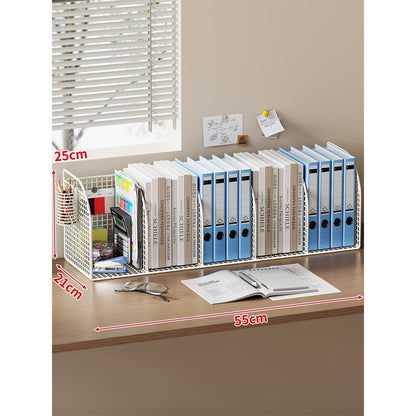 Mesh Desktop Multi-Compartment Datei- und Schreibwarenorganisator mit Stiftbecher
