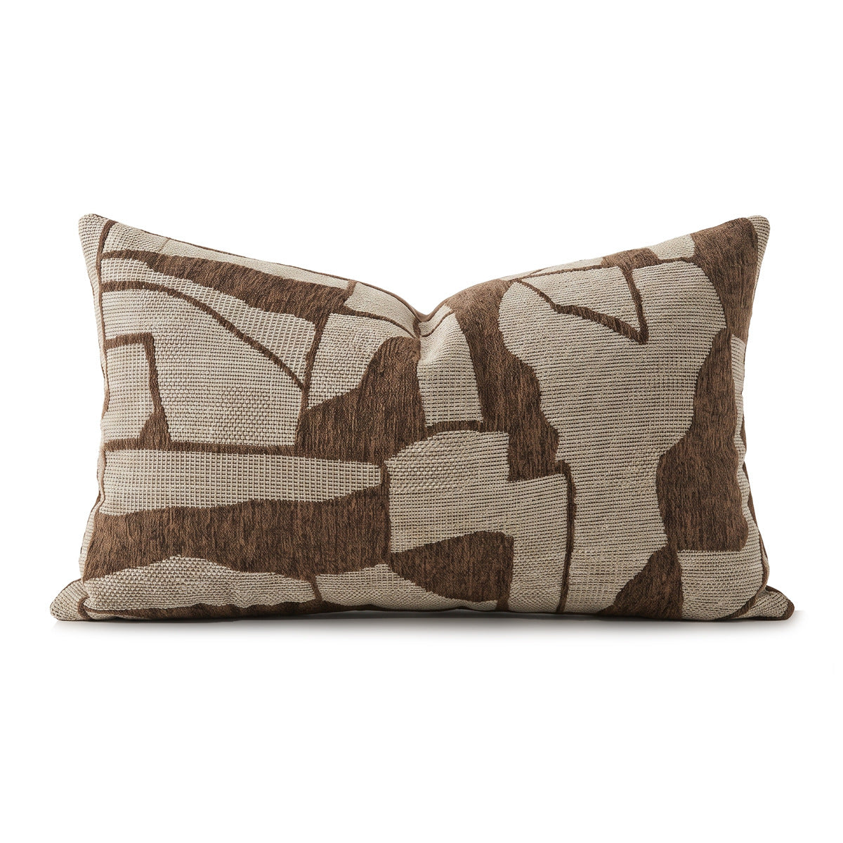 Dekoratives Kissen im modernen Patchwork-Stil