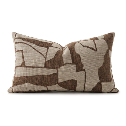 Dekoratives Kissen im modernen Patchwork-Stil