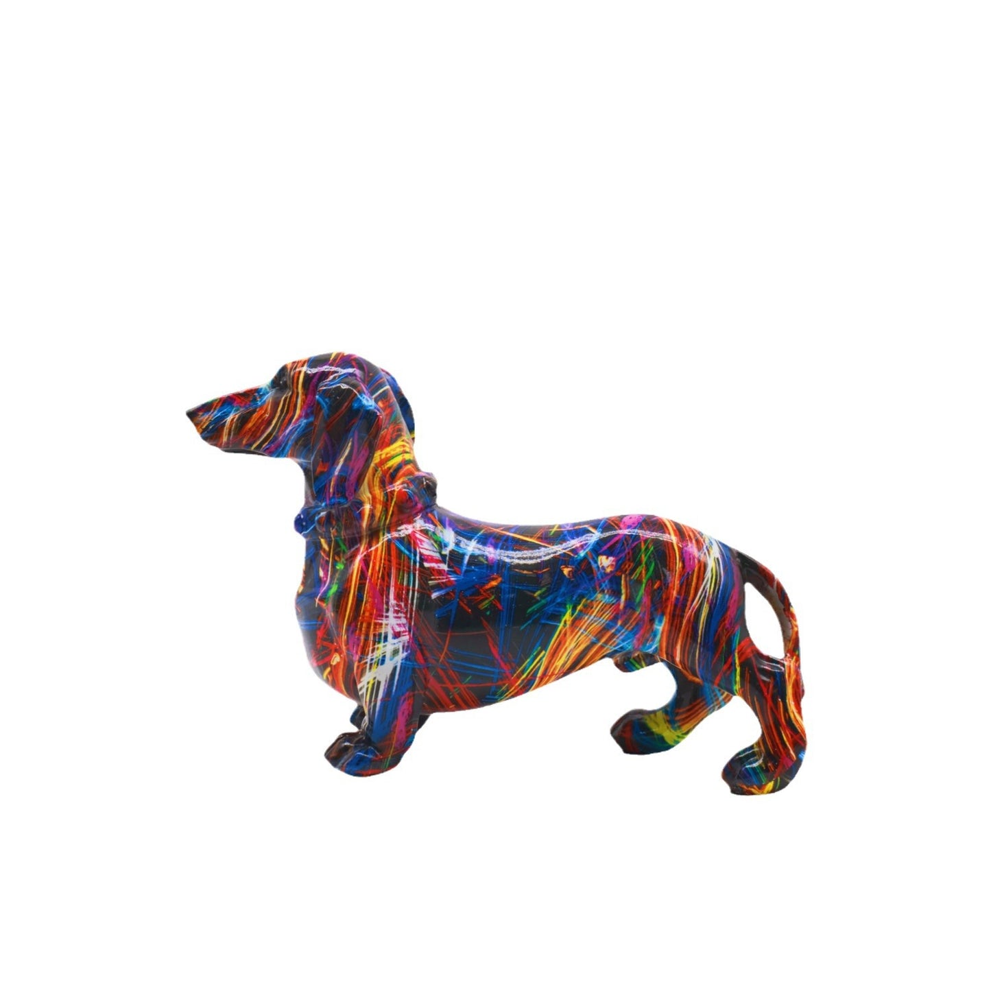 Kreative Dekofigur eines Dachshunds Brehn