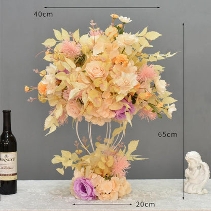 Luxuriöse Blumenmitte
