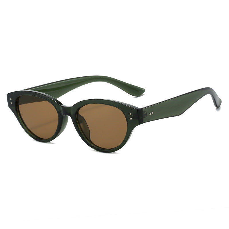 Damen Cat-Eye Sonnenbrille mit retro-inspirierter Rahmenstruktur Brehn