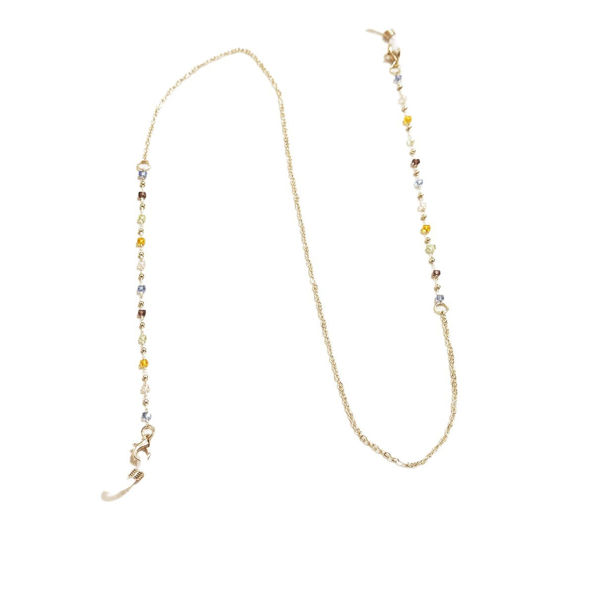 Bunte Edelstein Brillen Kette Brehn
