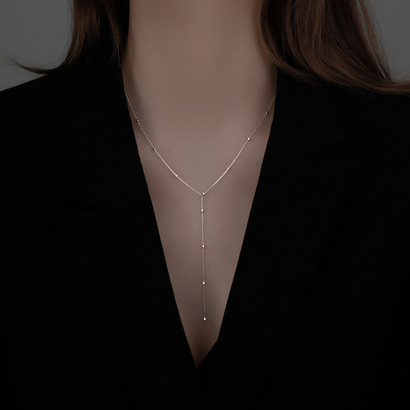 Elegante Y-förmige Anhänger Halskette Brehn