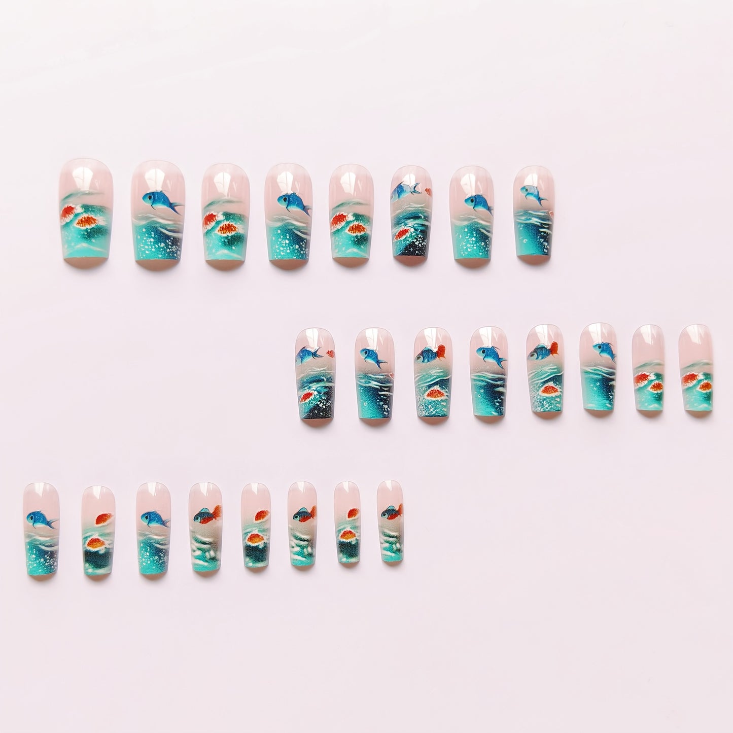 Kunstnagelset mit Maritimem Design Brehn