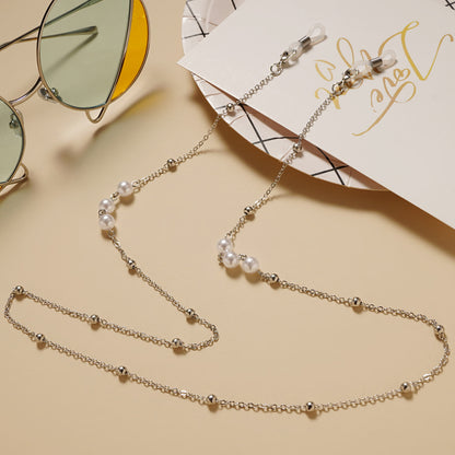 Elegante Perlen Brillen Kette Brehn