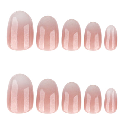 Luxuriöse Nagelverlängerungen mit elegantem Glitzer-Ombre Brehn