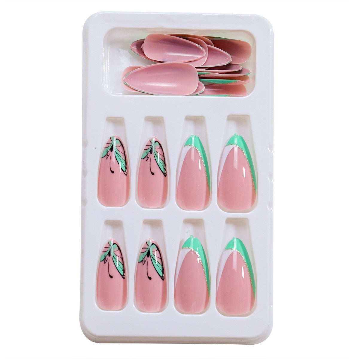 Kreatives Press-On Nageldesign Brehn
