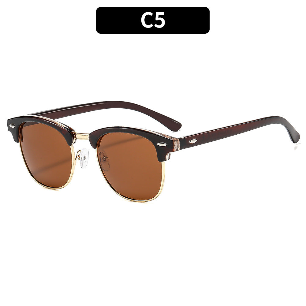 Retro-inspirierte stilvolle runde Sonnenbrille