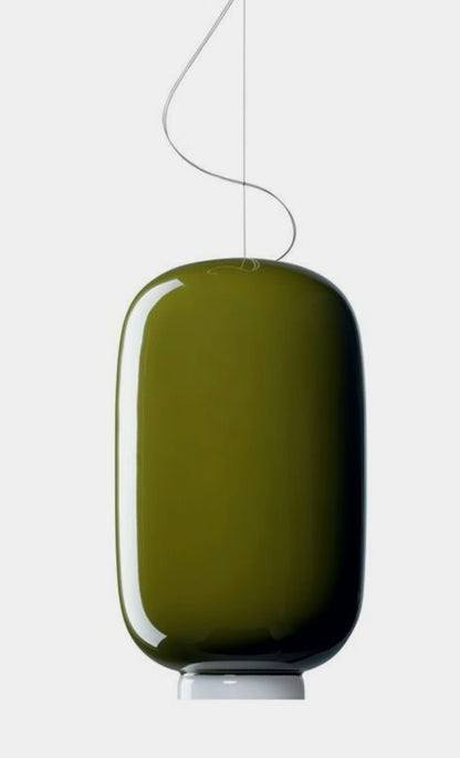 Moderne Kunst Glas Pendelleuchte