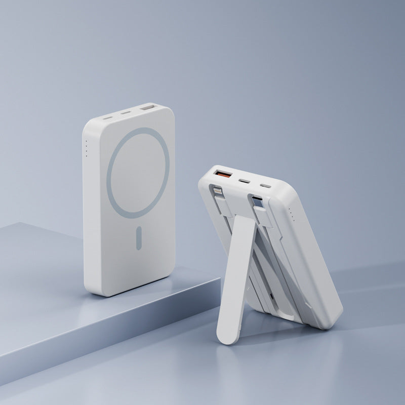 Magsafe Powerbank mit Integriertem Standfuß und Hochgeschwindigkeitsladung Brehn