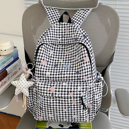 Stylische Gepunktete Sternenmuster Rucksack Brehn