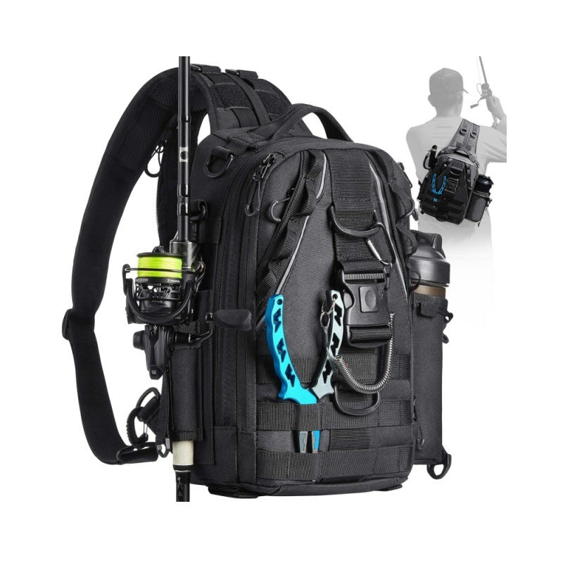 Multifunktionale Angel-Rucksacktasche mit Integrierten Zubehörfächern Brehn