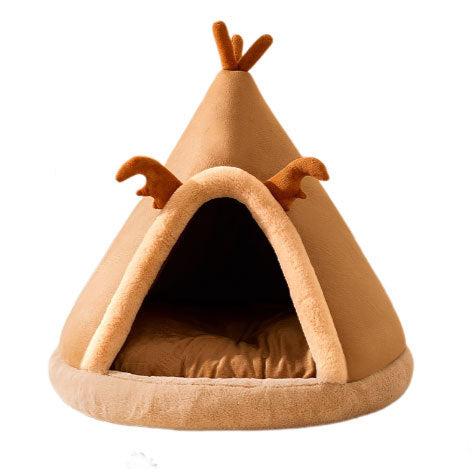 Weiches Plüsch Versteck Hundebett