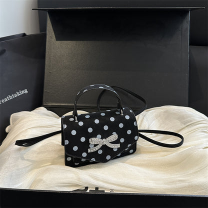WoElegant Polka Dot Handtasche Brehn