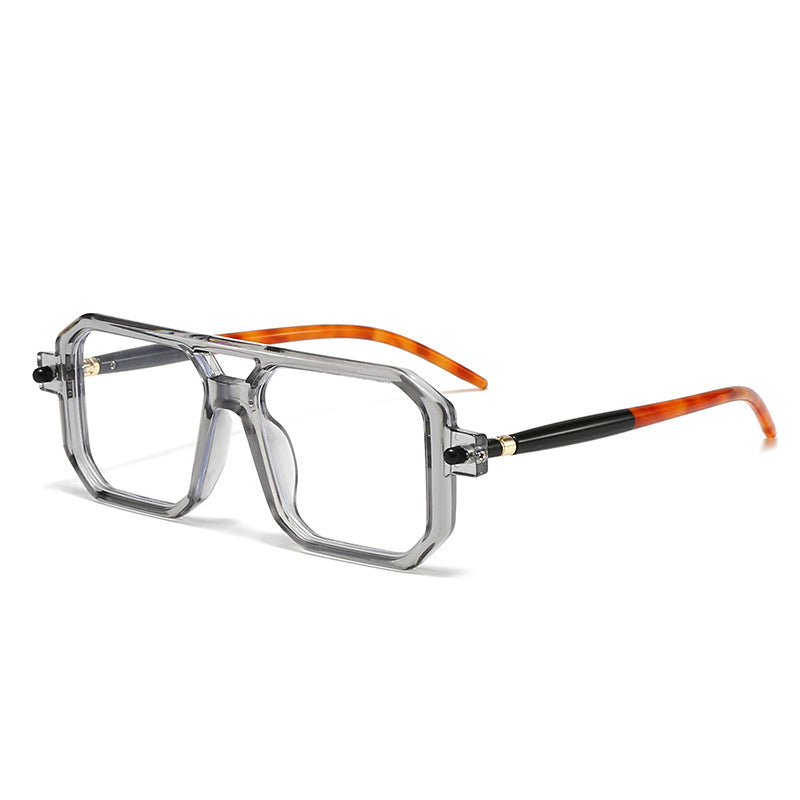 Damen oversized rechteckige Brille Brehn