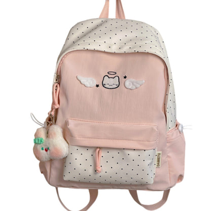 Süßer Charakter gestickter Rucksack Brehn