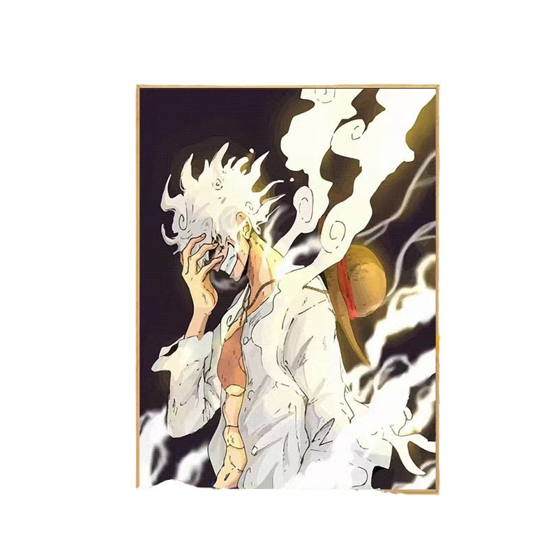 Anime-inspirierter Charakter Kunstdruck Brehn