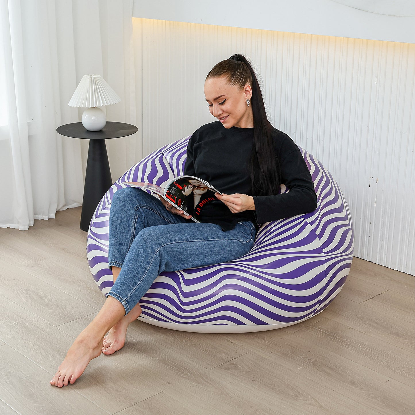 Damen Ergonomische Sitzgelegenheit mit buntem Design Brehn