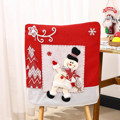 Festliche Stuhlüberzüge mit Weihnachtsmotiv Brehn