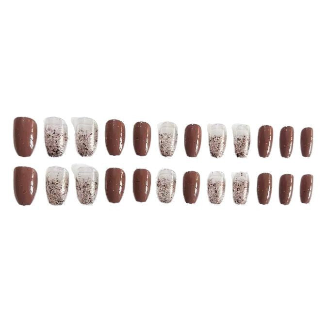 Elegante Langanhaltende Glitzer-Nagelverstärkungen Brehn
