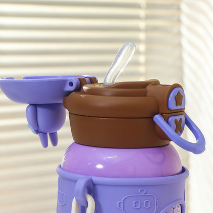 Damen Motivierende Trinkflasche mit Tragesystem von Brehn