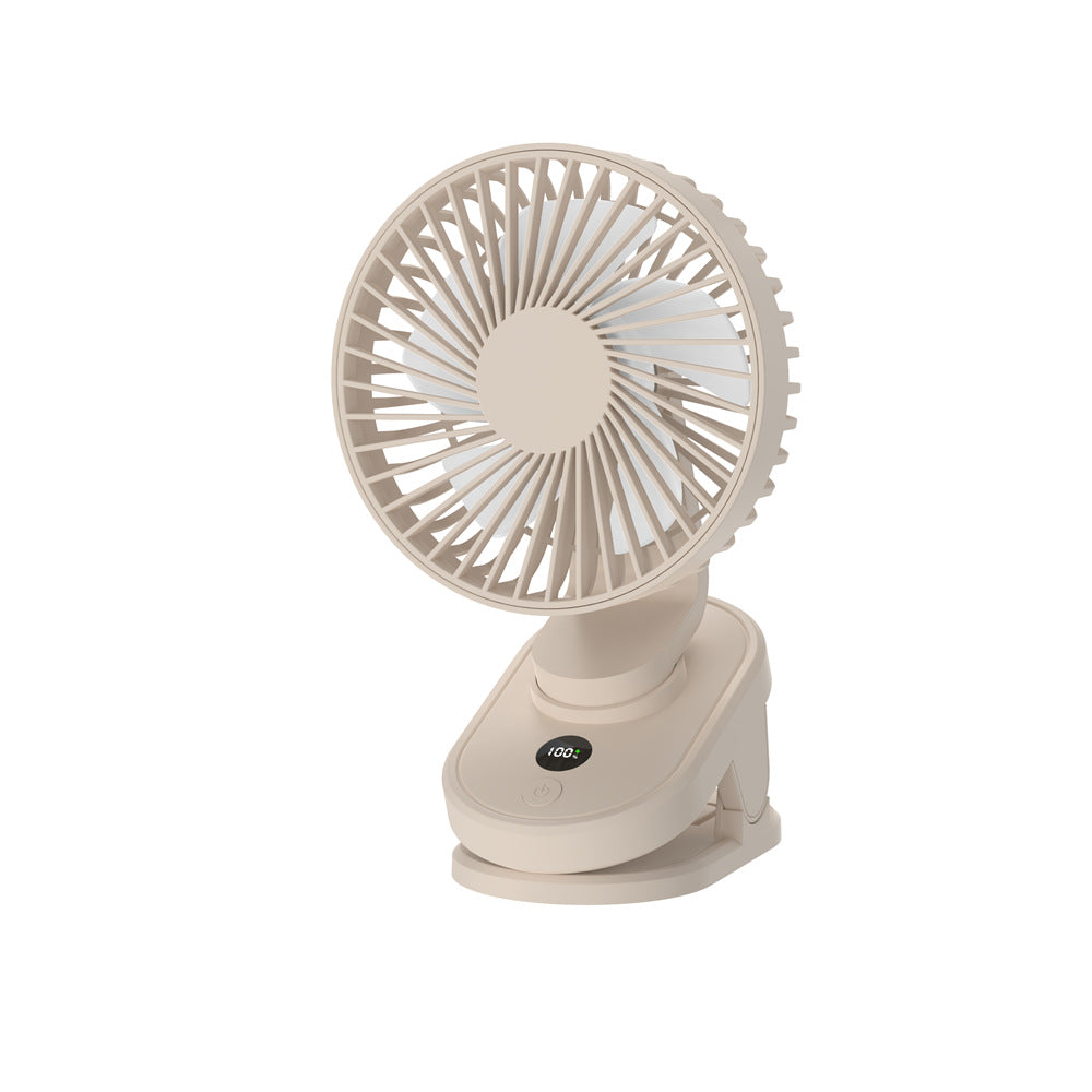 Unisex Kompakter Akku Tischventilator mit einstellbarem Luftstrom Brehn