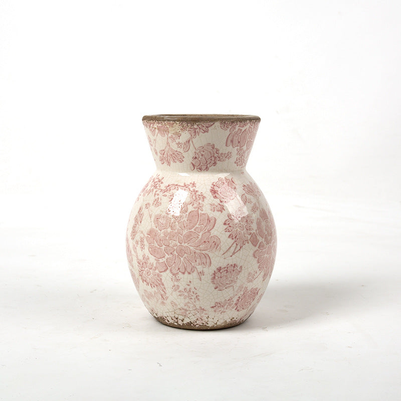Florale Keramikvase Brehn