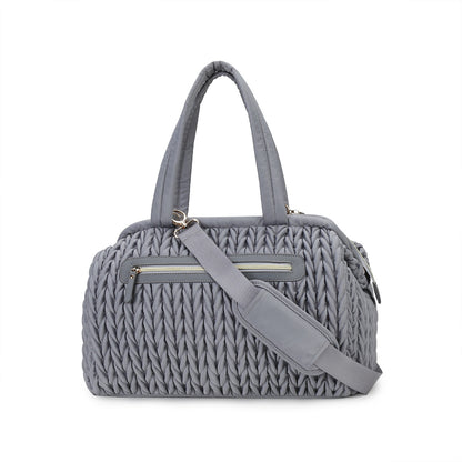 Modische Wickeltasche mit Eleganter Flechtoptik Brehn
