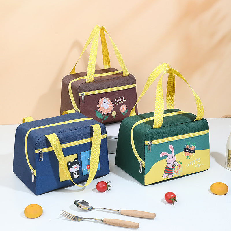 Niedliche cartoonisolierte Lunch-Tasche