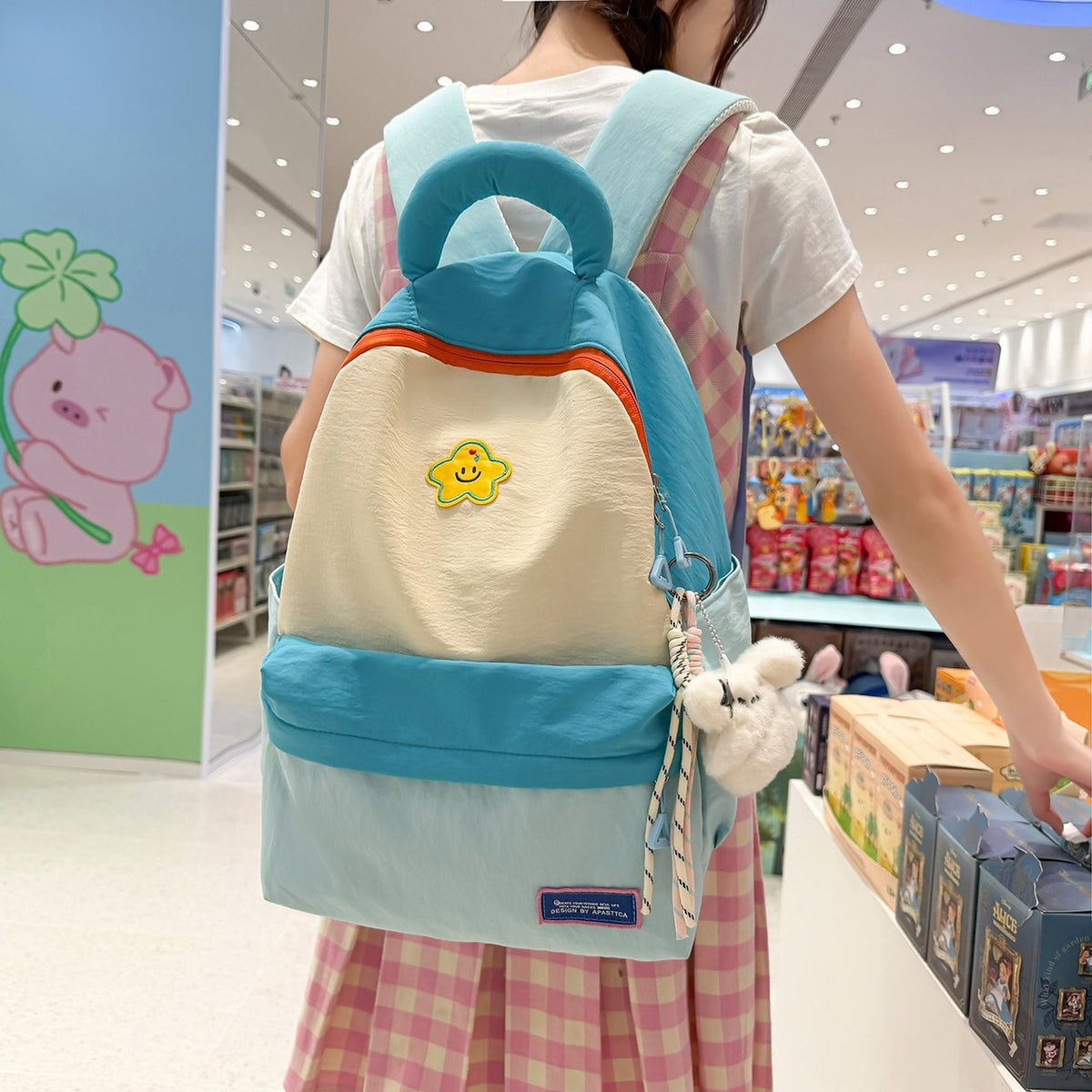 Fun Charakter gestickter Rucksack Brehn