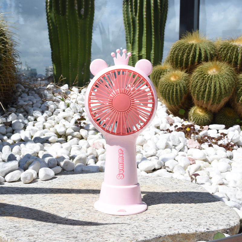 Damen Tragbarer Mini-Ventilator mit lustigem Tierdesign Brehn