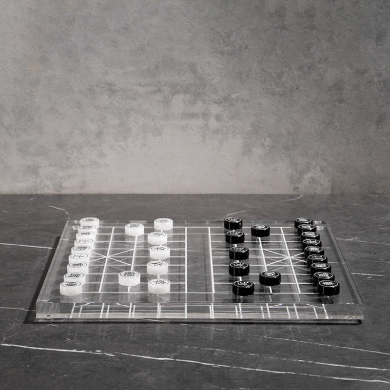 Modern Transparent Brettspielset