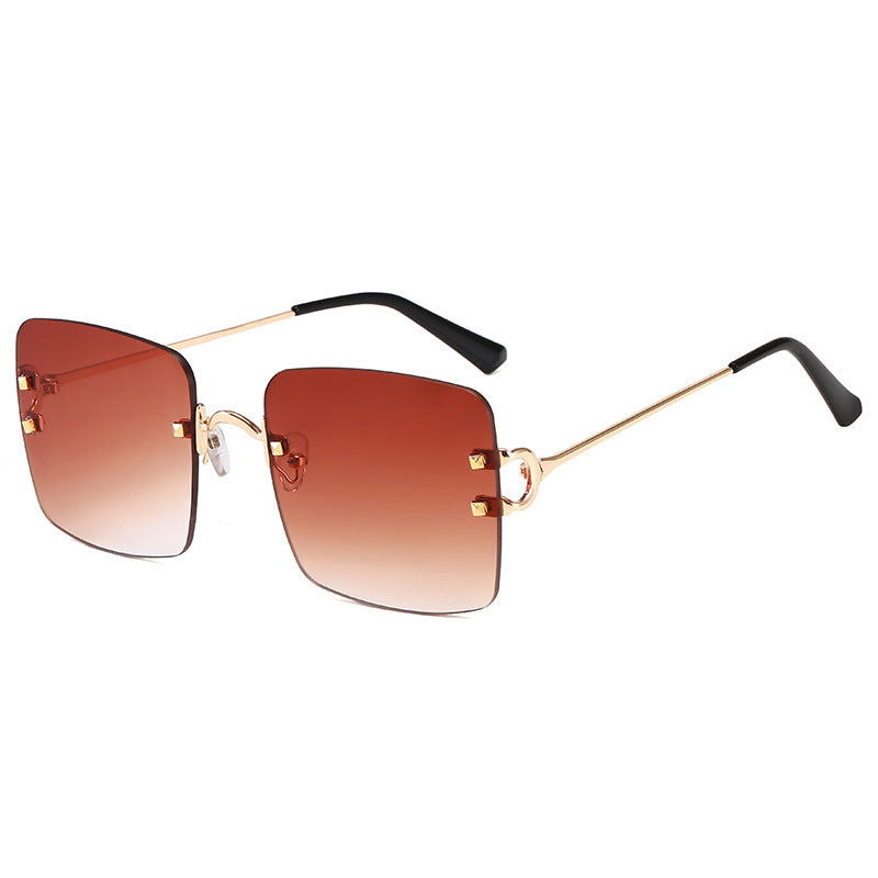 Damen quadratische Sonnenbrille mit elegantem Metallrahmen und robusten Gläsern Brehn
