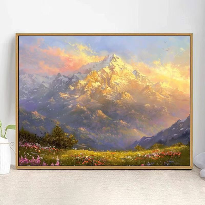 Majestic Mountain Landscape Kunstdruck Brehn