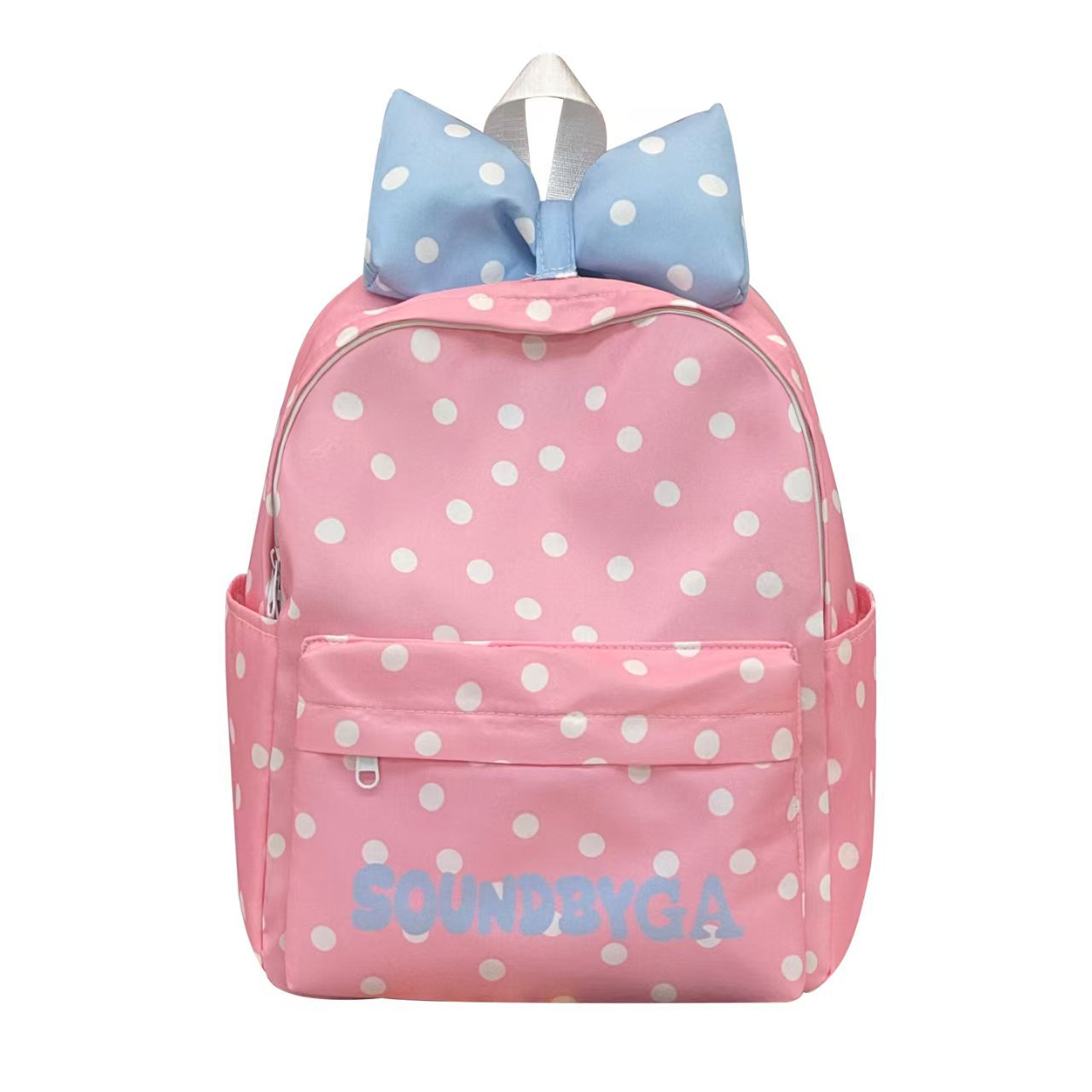 Mädchen Polka Dot Rucksack mit Schleifendetail Brehn